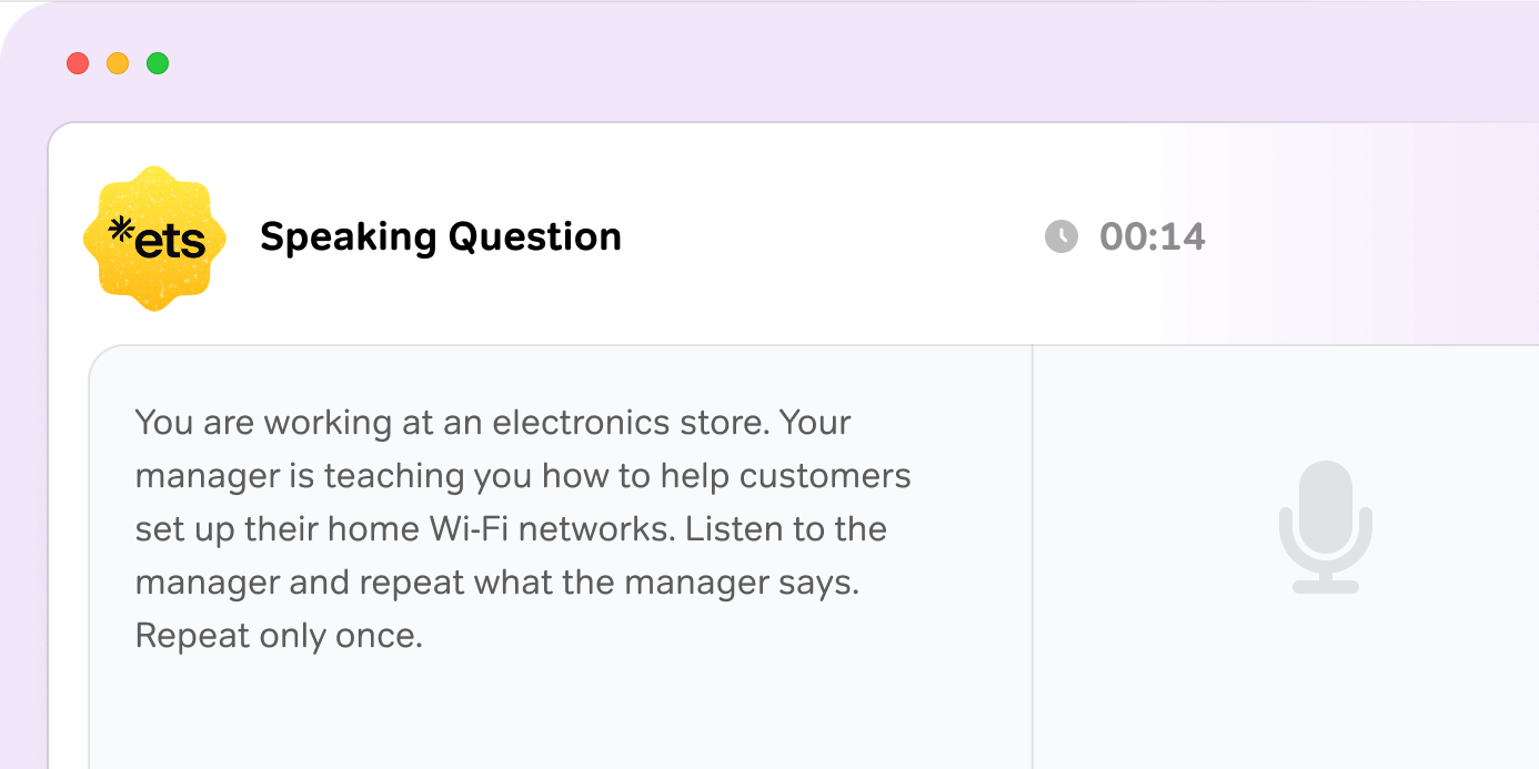 Screenshot of official questions in Magoosh